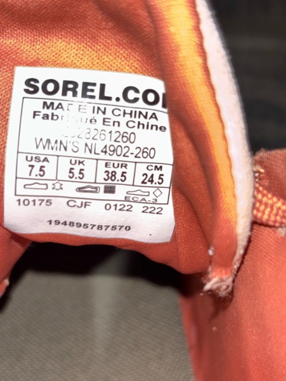 Sorel Women's Evie Sport Lace wedge booties SZ 7.5​ - Picture 13 of 13